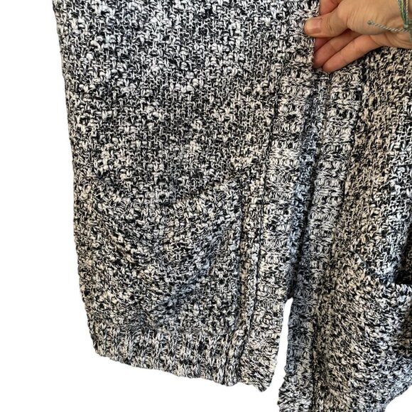 Garage Women’s Oversized Cardigan Non-closure Sweater Size XS in Black And White - Picture 5 of 10